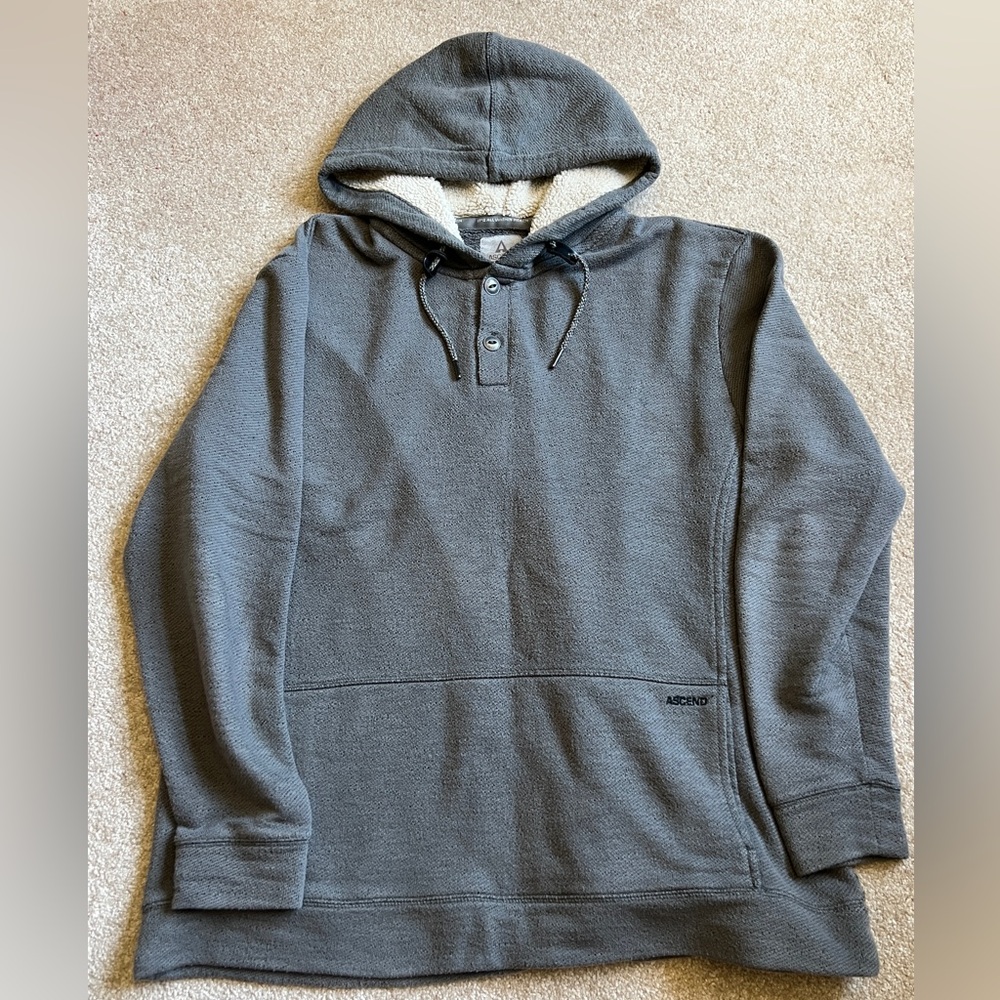 Ascend Gray Classic Pullover Hoodie